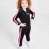 JUICY COUTURE Girls' Velour Tape Full Zip Tracksuit Infant