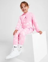 Jordan Girls' All Over Print Overhead Tracksuit Children
