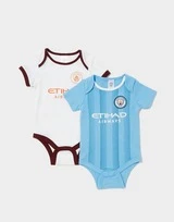 Official Team 2 Pack Manchester City FC 2023/24 Babygrow Infant