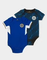 Official Team 2 Pack Chelsea FC 2023/24 Bodysuit Infant